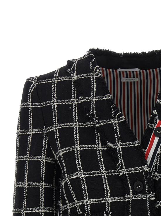 26FW 톰브라운 수트 자켓 트위드 블레이저 멀티컬러 - THOM BROWNE