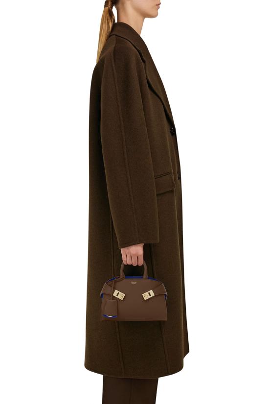26FW 살바토레 페라가모 토트백 215975 781703 Clay lapis - SALVATORE FERRAGAMO