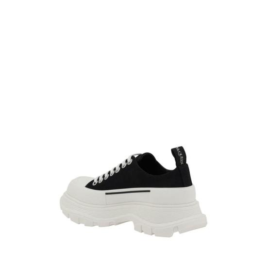  알렉산더 맥퀸 스니커즈 코튼 트레드 슬릭 청키  블랙 - ALEXANDER MCQUEEN