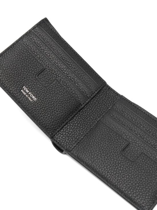 26FW 톰포드 그레인 가죽 클래식 바이폴드 지갑 Y0228 LCL158SNAA Nero - TOMFORD