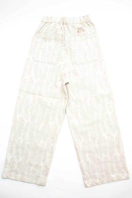  캐피탈 스트레이트 팬츠 Kapital 12oz Magpie 데님 무릎 길이 편안한 배기 팬츠 - KAPITAL