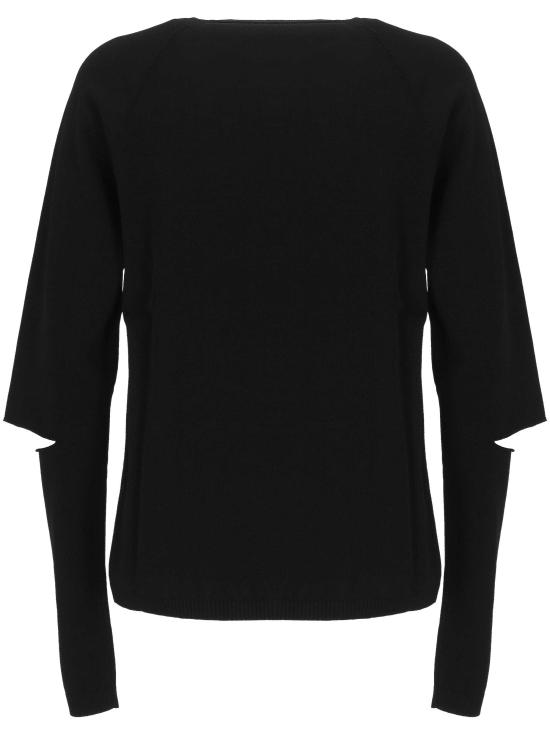 25FW 마린세르 긴팔 티셔츠 MTK028A CKNI0533BK99 Black - MARINE SERRE