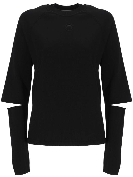 25FW 마린세르 긴팔 티셔츠 MTK028A CKNI0533BK99 Black
