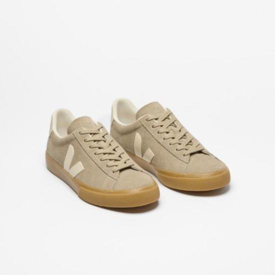  베자 스니커즈 캄포 가죽 스웨이드 슈즈 Taupe/Pierre/ - VEJA