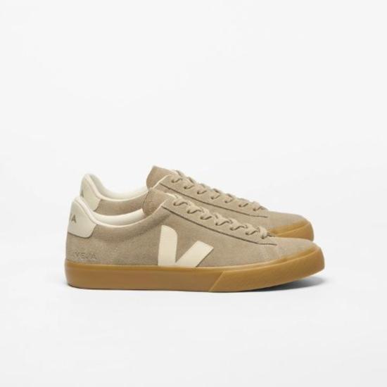  베자 스니커즈 캄포 가죽 스웨이드 슈즈 Taupe/Pierre/ - VEJA