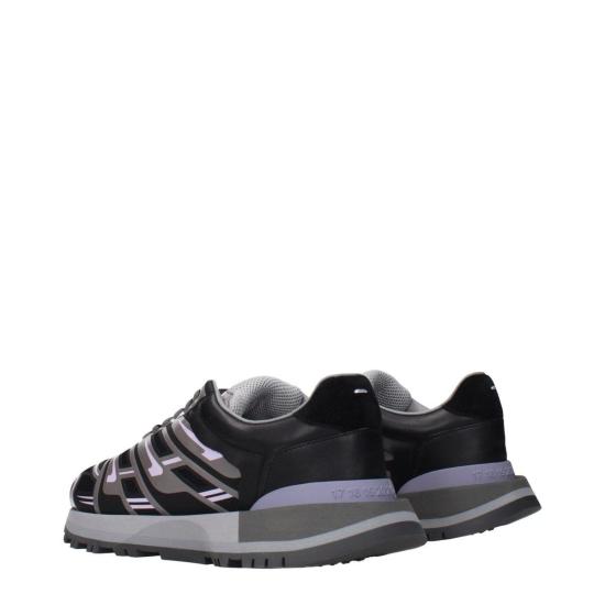  마르지엘라 스니커즈 메종  패브릭 운동화 블랙 - MAISON MARGIELA