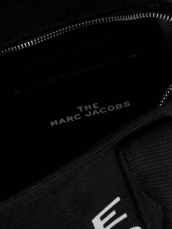  마크제이콥스 토트백 마크 제이콥스 자카드 미디엄  블랙 - MARC JACOBS
