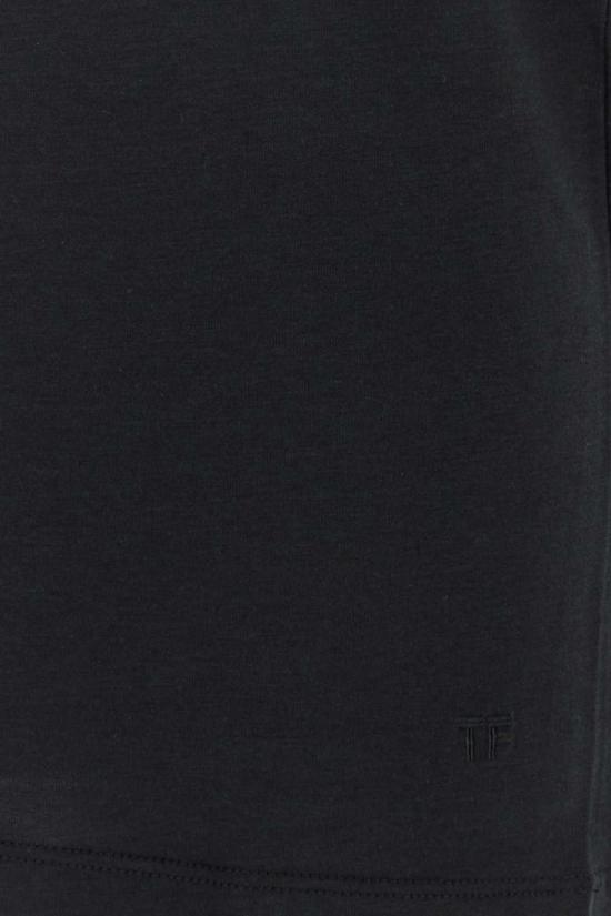  톰포드 스웨터 톰 포드 익스테리어 라이오셀 코튼 니트  블랙 - TOMFORD
