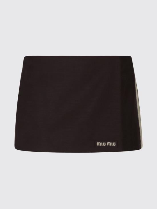 26FW 미우미우 스커트 MG2724SOOO12I1 F0324 Cocoa