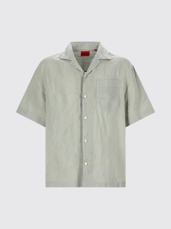 26SS 휴고보스 반팔 셔츠 50561715 337 Green - HUGO BOSS