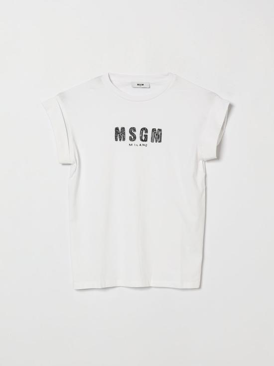 26SS [키즈] 엠에스지엠 티셔츠 S6MSJGTH070 001 White
