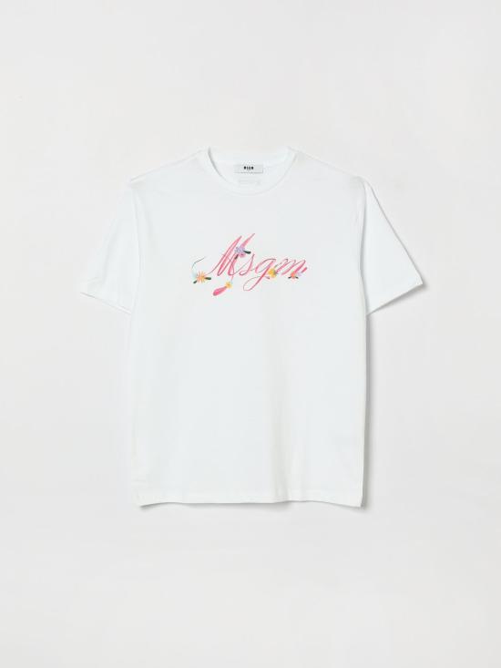 26SS [키즈] 엠에스지엠 티셔츠 S6MSJGTH015 001 White