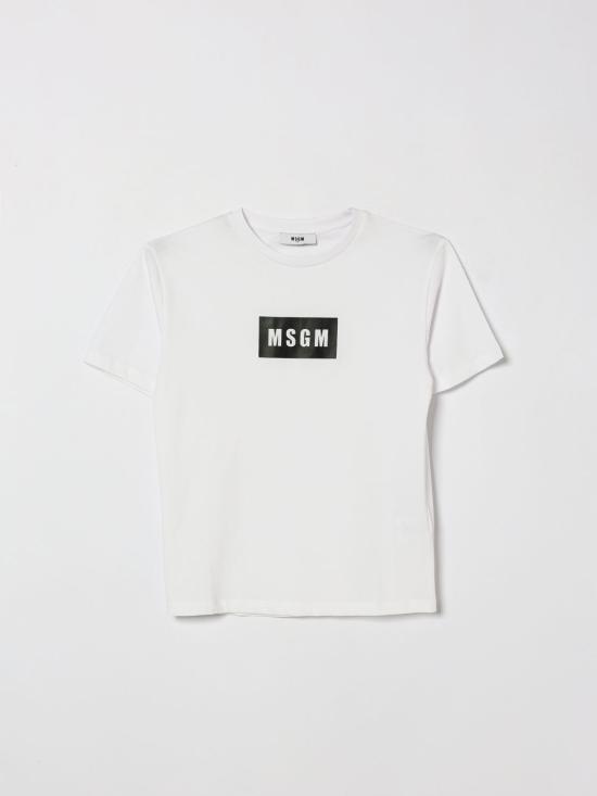 26SS [키즈] 엠에스지엠 티셔츠 S6MSJUTH005 001 White