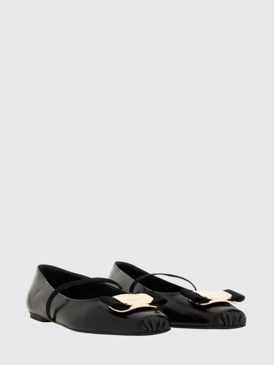 26SS 살바토레 페라가모 플랫 슈즈 768868 01H345 Black - SALVATORE FERRAGAMO