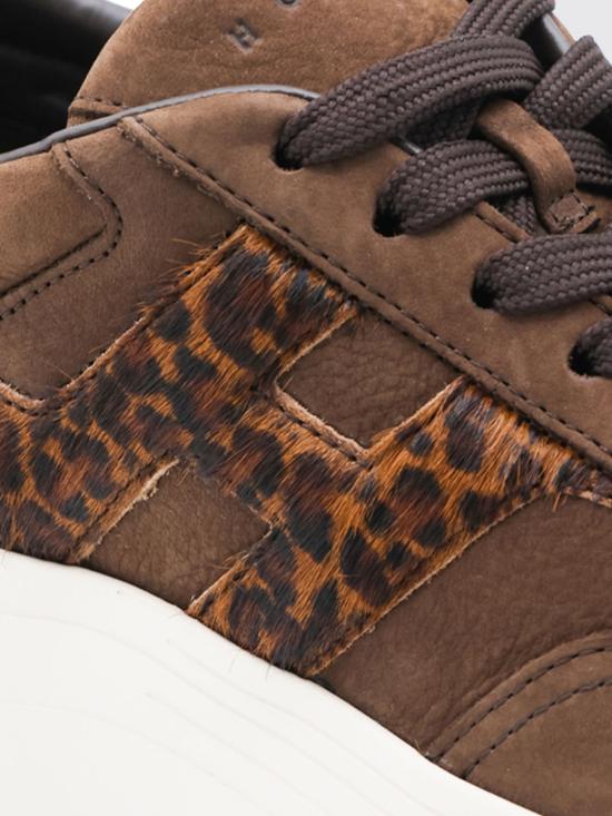 26FW 호간 스니커즈 HXW6690FR30VH8 0R1D Brown - HOGAN