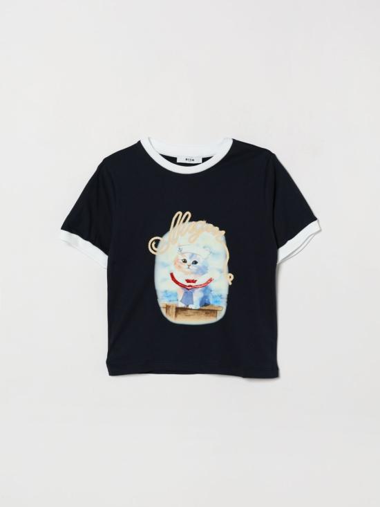 26SS [키즈] 엠에스지엠 티셔츠 S6MSJGTH016 MS072 Blue