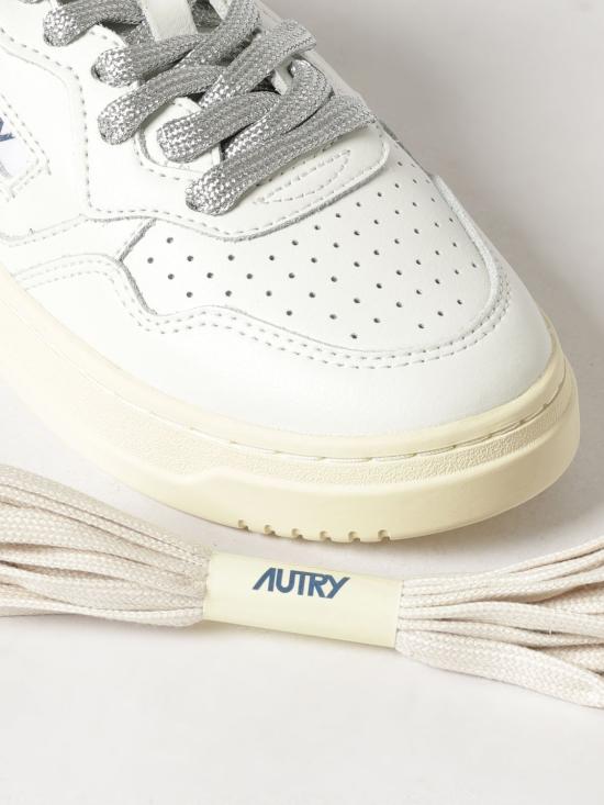26FW 오트리 메달리스트 로우 레더 스니커즈 AULW SW03 White - AUTRY