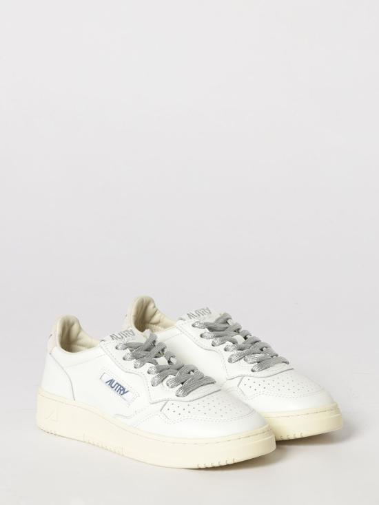 26FW 오트리 메달리스트 로우 레더 스니커즈 AULW SW03 White - AUTRY