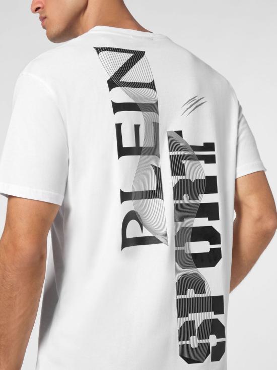 26SS 플레인스포츠 반팔 티셔츠 AADCMTK7950STE001N 01 White - PLEIN SPORT