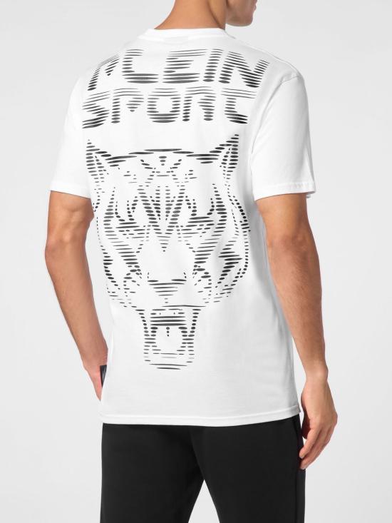 26SS 플레인스포츠 반팔 티셔츠 AADCMTK7952STE001N 01 White - PLEIN SPORT
