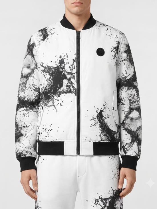 26SS 플레인스포츠 봄버 자켓 UAECMRB2924SXV005N 01 White