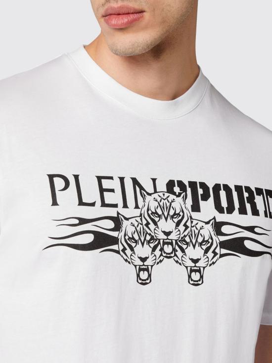 26SS 플레인스포츠 반팔 티셔츠 PACCMTK6325SJY001N 0102 White - PLEIN SPORT