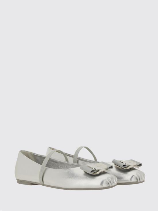 26SS 살바토레 페라가모 플랫 슈즈 769030 01H345 ARGENTO Silver - SALVATORE FERRAGAMO
