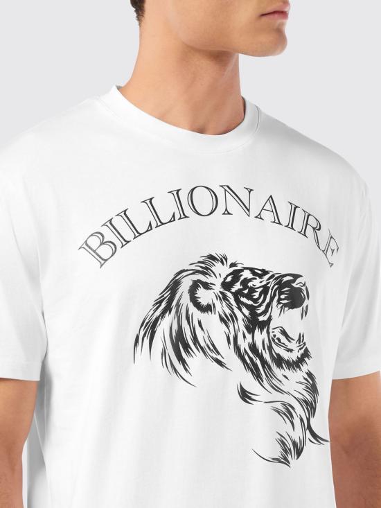 26SS 빌리어네어 반팔 티셔츠 DADCMTK8383BKN003N 01 White - BILLIONAIRE