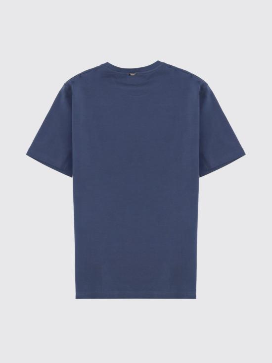 26SS 에르노 슈퍼파인 코튼 스트레치 티셔츠 JG000174U52003 9119 Navy - HERNO