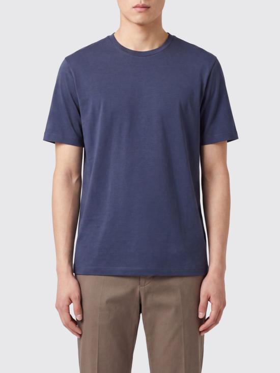 26SS 에르노 슈퍼파인 코튼 스트레치 티셔츠 JG000174U52003 9119 Navy