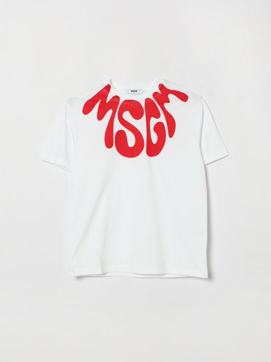 26SS [키즈] 엠에스지엠 티셔츠 S6MSJUTH222 001 06 White