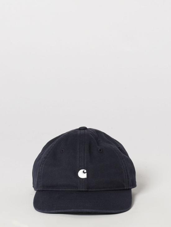 26FW 칼하트 WIP 메디슨 로고 볼캡 I036730 00BXX Blue - CARHARTT WIP