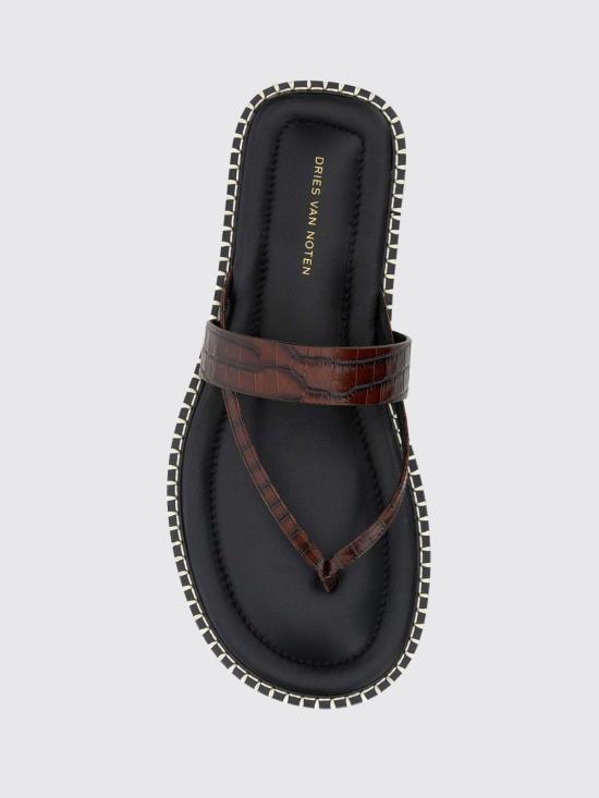 26SS 드리스 반 노튼 샌들 2610217380598 704 Brown - DRIES VAN NOTEN