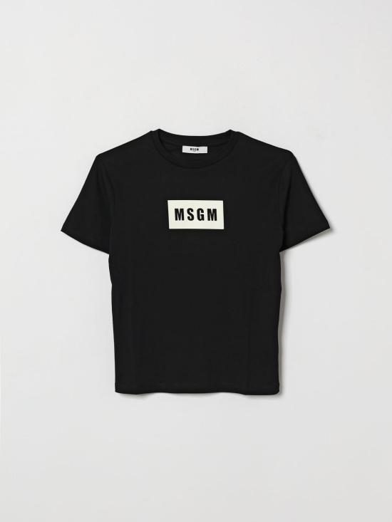 26SS [키즈] 엠에스지엠 티셔츠 S6MSJUTH005 110 Black