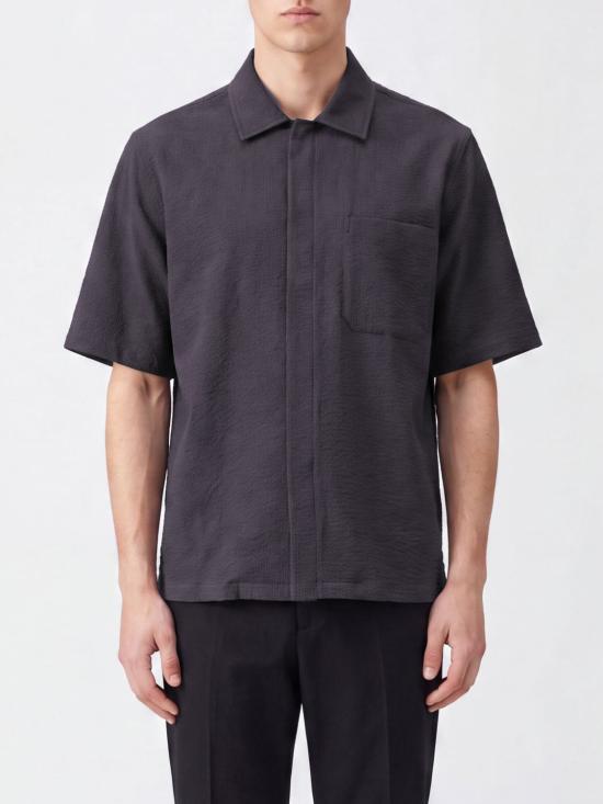 26SS 에르노 반팔 셔츠 CM000012U12684 9200 Blue