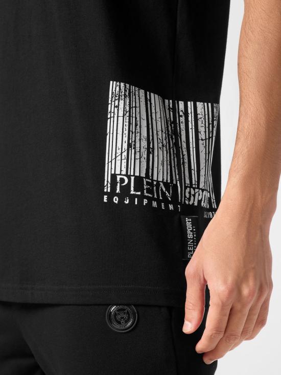 26SS 플레인스포츠 반팔 티셔츠 AADCMTK7911STE003N 02 Black - PLEIN SPORT