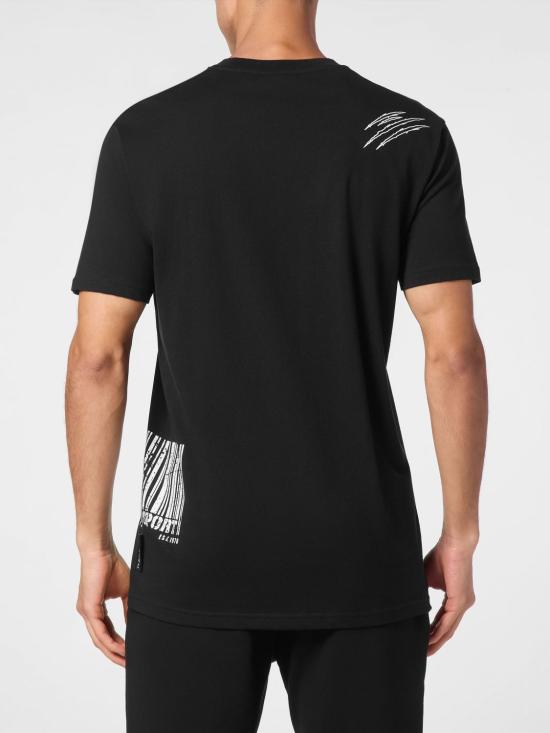 26SS 플레인스포츠 반팔 티셔츠 AADCMTK7911STE003N 02 Black - PLEIN SPORT