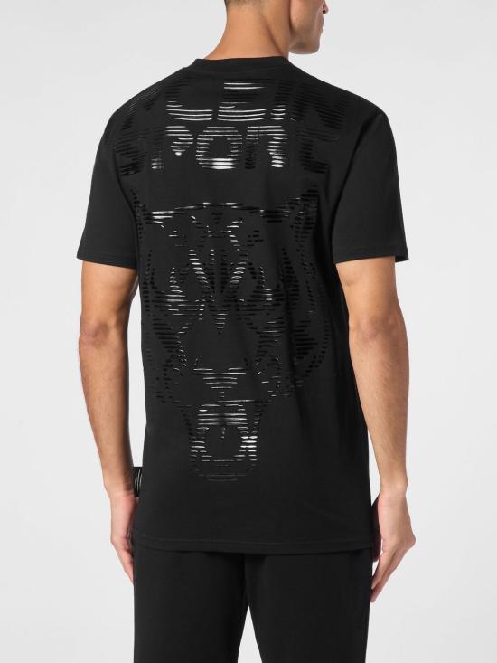 26SS 플레인스포츠 반팔 티셔츠 AADCMTK7952STE001N 02 Black - PLEIN SPORT