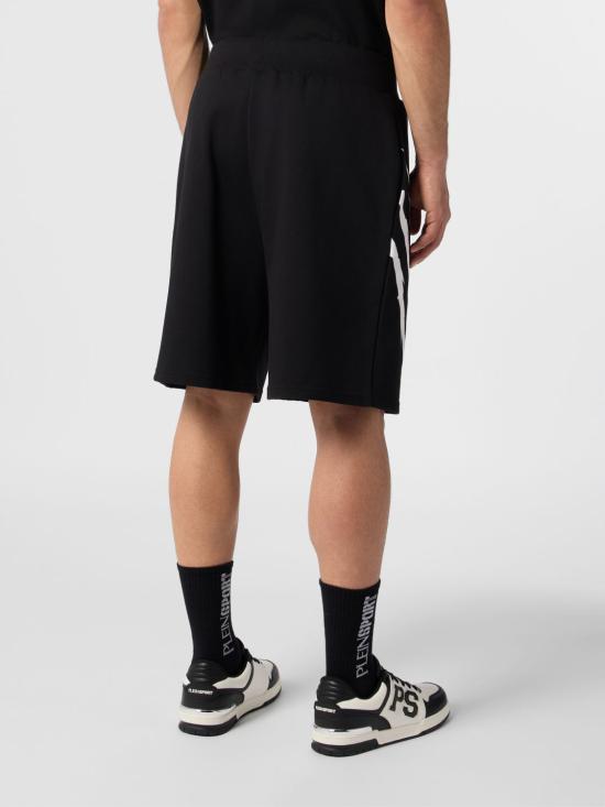 26SS 플레인스포츠 숏팬츠 UAECMJT2687STE003N 02 Black - PLEIN SPORT