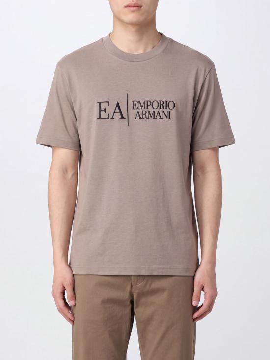 26SS 엠포리오 아르마니 반팔 티셔츠 EM005551AF25183 F6038 Brown