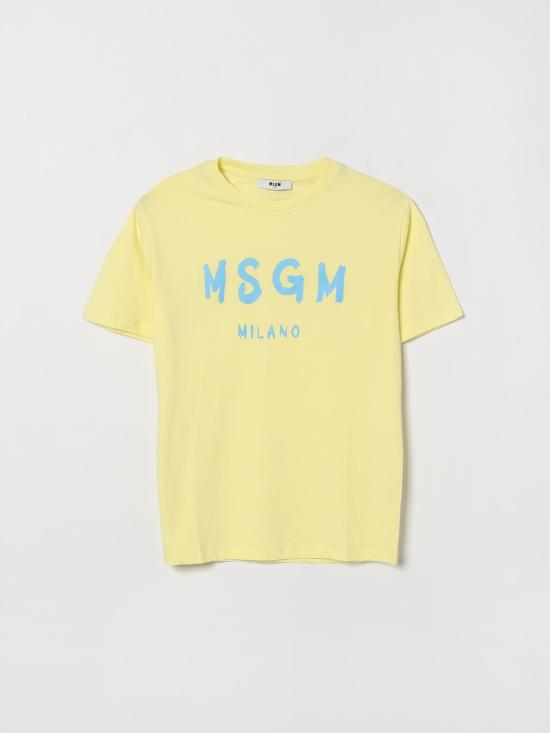26SS [키즈] 엠에스지엠 티셔츠 S6MSJUTH001 MS075 Yellow