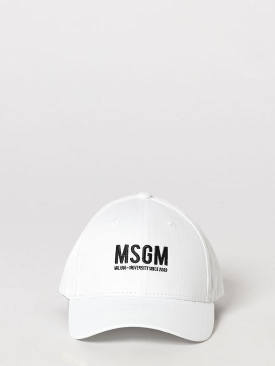 26SS [키즈] 엠에스지엠 모자 S6MSJUBC019 001 White - MSGM