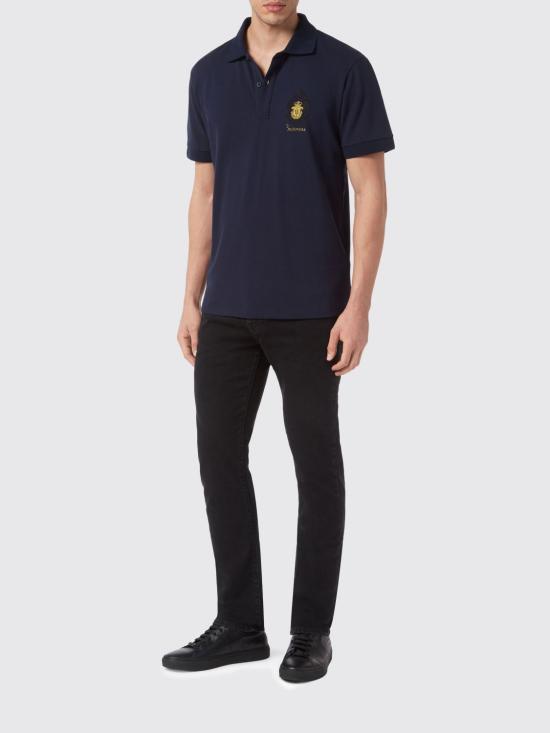 26SS 빌리어네어 폴로 티셔츠 RABCMTK6002BTE004N 14 Blue - BILLIONAIRE