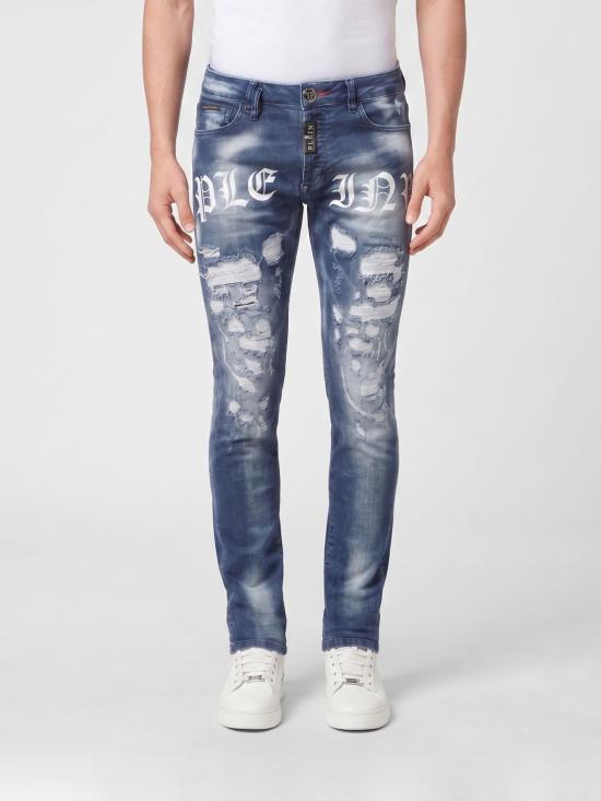 26SS 필립 플레인 데님 팬츠 LABCMDT2869PDE004N 08HS Turquoise