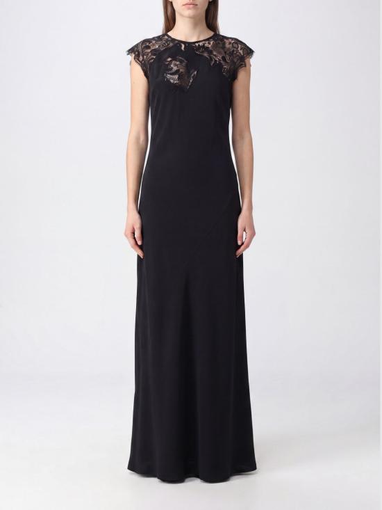 26SS 살바토레 페라가모 롱 원피스 785506 001 Black
