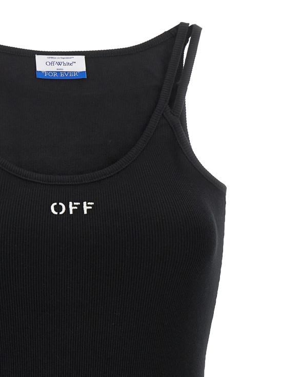  오프화이트 숏 원피스 코튼 숏 드레스 - OFF WHITE