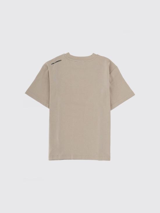 26SS [키즈] 칼라거펠트 티셔츠 Z31091 211 Beige - KARL LAGERFELD