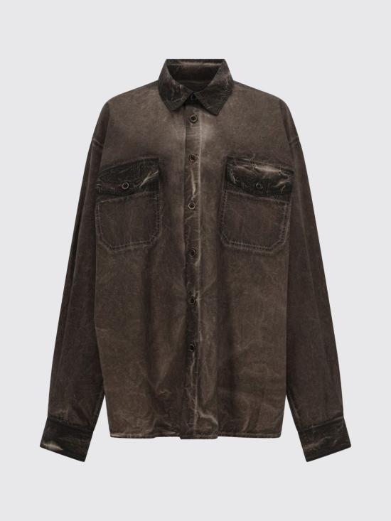 26SS 우마 왕 셔츠 UM1517 UW860 Brown - UMA WANG