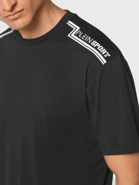 26SS 플레인스포츠 반팔 티셔츠 AADCMTK7954STE003N 02 Black - PLEIN SPORT