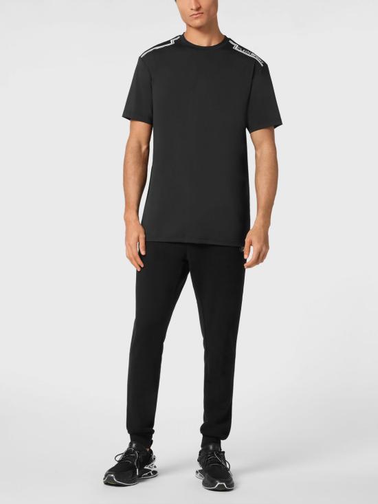 26SS 플레인스포츠 반팔 티셔츠 AADCMTK7954STE003N 02 Black - PLEIN SPORT